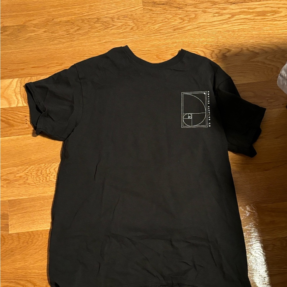Men Black Tee
